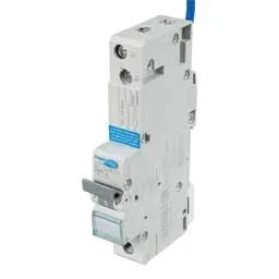 Electrical Lighting Hager 6A Single Pole 1 Module C Curve 10kA 30mA Type A RCBO - Electrical Lighting Hager 6A Single Pole 1 Module C Curve 10kA 30mA Type A RCBO