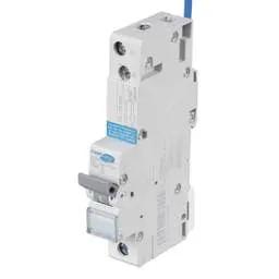 Electrical Lighting Hager 10A Single Pole 1 Module D Curve 10kA 30mA Type A RCBO - Electrical Lighting Hager 10A Single Pole 1 Module D Curve 10kA 30mA Type A RCBO