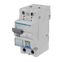 Electrical Lighting Hager 16A 1P+N 2 Module B Curve 10kA 30mA Type A AFDD Combined MCB - Electrical Lighting Hager 16A 1P+N 2 Module B Curve 10kA 30mA Type A AFDD Combined MCB