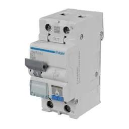 Electrical Lighting Hager 20A 1P+N 2 Module B Curve 10kA 30mA Type A AFDD Combined MCB - Electrical Lighting Hager 20A 1P+N 2 Module B Curve 10kA 30mA Type A AFDD Combined MCB