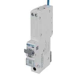Electrical Lighting Hager 6A 1P+N 1 Module B Curve 6kA 30mA Type A AFDD Combined RCBO - Electrical Lighting Hager 6A 1P+N 1 Module B Curve 6kA 30mA Type A AFDD Combined RCBO