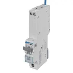 Electrical Lighting Hager 16A 1P+N 1 Module B Curve 6kA 30mA Type A AFDD Combined RCBO - Electrical Lighting Hager 16A 1P+N 1 Module B Curve 6kA 30mA Type A AFDD Combined RCBO