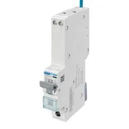 Electrical Lighting Hager 20A 1P+N 1 Module B Curve 6kA 30mA Type A AFDD Combined RCBO - Electrical Lighting Hager 20A 1P+N 1 Module B Curve 6kA 30mA Type A AFDD Combined RCBO