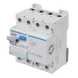 Electrical Lighting Hager 40A 4 Pole 30mA Type B RCD - Electrical Lighting Hager 40A 4 Pole 30mA Type B RCD