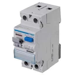Electrical Lighting Hager 25A 2 Pole 100mA Type A RCD - Electrical Lighting Hager 25A 2 Pole 100mA Type A RCD