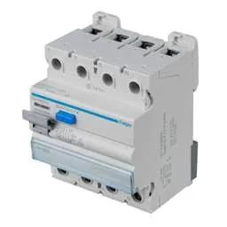 Electrical Lighting Hager 63A 4 Pole 100mA Type A RCD - Electrical Lighting Hager 63A 4 Pole 100mA Type A RCD