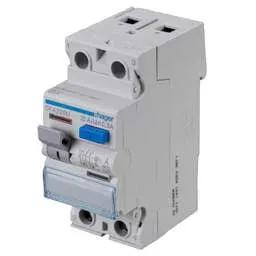 Electrical Lighting Hager 25A 2 Pole 300mA Type A RCD - Electrical Lighting Hager 25A 2 Pole 300mA Type A RCD