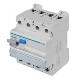 Electrical Lighting Hager 100A 4 Pole 300mA Type A Time Delay RCD - Electrical Lighting Hager 100A 4 Pole 300mA Type A Time Delay RCD