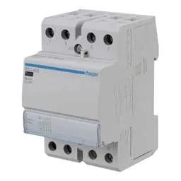 Electrical Lighting Hager 63A 3 Module Contactor 4 NO Contacts - Standard Contactors Electrical Lighting Hager 63A 3 Module Contactor 4 NO Contacts Standard Contactors