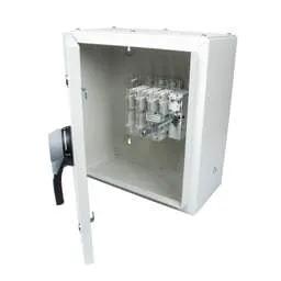 Hager Hager 100A TP+N Metal Fused Switch - Commercial Distribution Hager Hager 100A TP+N Metal Fused Switch Commercial Distribution