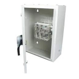 Hager Hager 125A TP+N Metal Fused Switch - Commercial Distribution Hager Hager 125A TP+N Metal Fused Switch Commercial Distribution