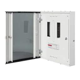 Hager Hager 6 Way 125A TP+N Type B Distribution Board with Incomer and Type 2 SPD - Invicta 3 Hager Hager 6 Way 125A TP+N Type B Distribution Board with Incomer and Type 2 SPD Invicta 3