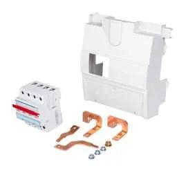 Electrical Lighting Hager 100A Four Pole Switch Disconnector Incomer Kit - Distribution Boards 125A Incoming 63A Outgoing Electrical Lighting Hager 100A Four Pole Switch Disconnector Incomer Kit Distribution Boards 125A Incoming 63A Outgoing