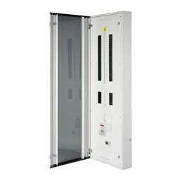 Electrical Lighting Hager 4+16 Way Dual Metered TP+N Power and Lighting Board with 125A Incomer - Electrical Lighting Hager 4+16 Way Dual Metered TP+N Power and Lighting Board with 125A Incomer