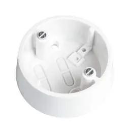 Electrical Lighting Hager Ashley Round Surface Box 30mm White - Electrical Lighting Hager Ashley Round Surface Box 30mm White