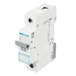 Electrical Lighting Hager 40A Single Pole 6kA B Curve MCB - Electrical Lighting Hager 40A Single Pole 6kA B Curve MCB