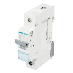 Electrical Lighting Hager 63A Single Pole 6kA B Curve MCB - MCBs Electrical Lighting Hager 63A Single Pole 6kA B Curve MCB MCBs