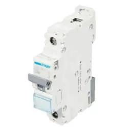 Electrical Lighting Hager 50A Single Pole 10kA B Curve MCB - MCBs Electrical Lighting Hager 50A Single Pole 10kA B Curve MCB MCBs