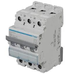 Electrical Lighting Hager 16A Triple Pole 10kA B Curve MCB - Electrical Lighting Hager 16A Triple Pole 10kA B Curve MCB