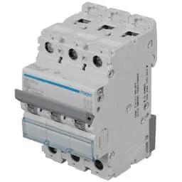 Electrical Lighting Hager 50A Triple Pole 10kA B Curve MCB - Electrical Lighting Hager 50A Triple Pole 10kA B Curve MCB