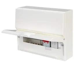 Electrical Lighting Hager 8 Way 100A Isolator Incomer Metal Clad Consumer Unit with Type 2 SPD - Design 30 Electrical Lighting Hager 8 Way 100A Isolator Incomer Metal Clad Consumer Unit with Type 2 SPD Design 30