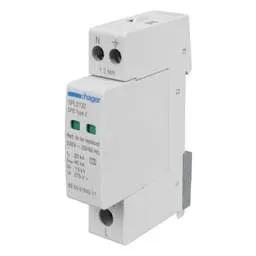 Electrical Lighting Hager 40kA 1 Module Single Pole and Neutral Type 2 Surge Protector Kit - Electrical Lighting Hager 40kA 1 Module Single Pole and Neutral Type 2 Surge Protector Kit