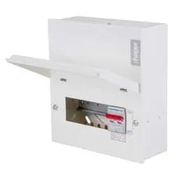 Electrical Lighting Hager 6 Way 63A Isolator Incomer Metal Clad Consumer Unit - Switch Disconnector Electrical Lighting Hager 6 Way 63A Isolator Incomer Metal Clad Consumer Unit Switch Disconnector