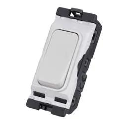Electrical Lighting Hager Sollysta 20A Single Pole 2 Way Grid Switch - Electrical Lighting Hager Sollysta 20A Single Pole 2 Way Grid Switch