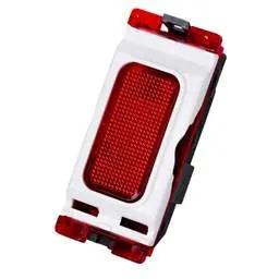 Electrical Lighting Hager Sollysta Indicator Module Red - Electrical Lighting Hager Sollysta Indicator Module Red
