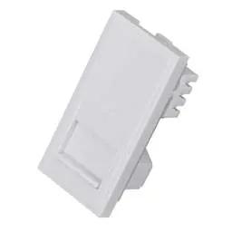 Electrical Lighting Hager Sollysta Telephone Secondary Euro Module White - Electrical Lighting Hager Sollysta Telephone Secondary Euro Module White