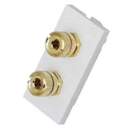 Electrical Lighting Hager Sollysta Speaker Terminal Euro Module White - Electrical Lighting Hager Sollysta Speaker Terminal Euro Module White