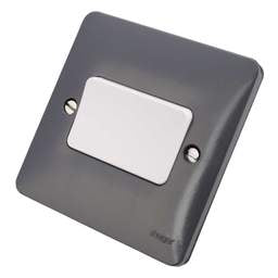 Electrical Lighting Hager Sollysta 10A 1 Gang 2 Way Switch Part M Wide Rocker Grey - Electrical Lighting Hager Sollysta 10A 1 Gang 2 Way Switch Part M Wide Rocker Grey