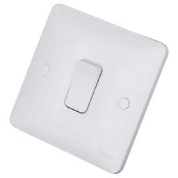 Electrical Lighting Hager Sollysta 10A 1 Gang Intermediate Switch White - Electrical Lighting Hager Sollysta 10A 1 Gang Intermediate Switch White