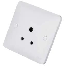 Electrical Lighting Hager Sollysta 5A 1 Gang Unswitched Socket White - Electrical Lighting Hager Sollysta 5A 1 Gang Unswitched Socket White