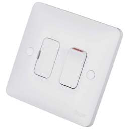 Electrical Lighting Hager Sollysta 13A DP Switched Fused Spur White - Electrical Lighting Hager Sollysta 13A DP Switched Fused Spur White