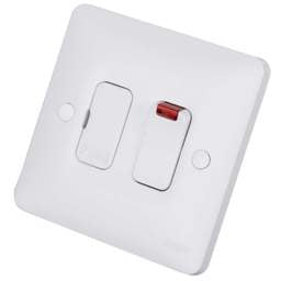 Electrical Lighting Hager Sollysta 13A DP Switched Fused Spur with Neon White - Electrical Lighting Hager Sollysta 13A DP Switched Fused Spur with Neon White