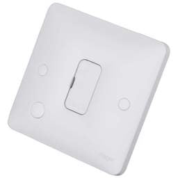 Electrical Lighting Hager Sollysta 13A Unswitched Fused Spur with Flex Outlet White - Electrical Lighting Hager Sollysta 13A Unswitched Fused Spur with Flex Outlet White