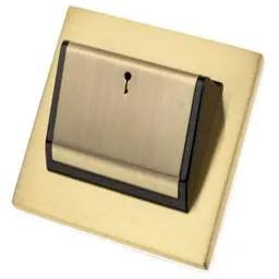 hamilton Hamilton Hartland Hotel Key Card Switch Black Insert Satin Brass - hamilton Hamilton Hartland Hotel Key Card Switch Black Insert Satin Brass