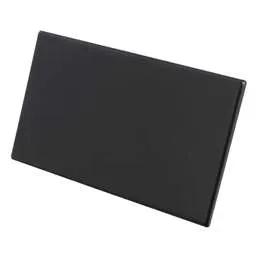 hamilton Hamilton 2 Gang Blank Plate Screwless Matt Black - hamilton Hamilton 2 Gang Blank Plate Screwless Matt Black
