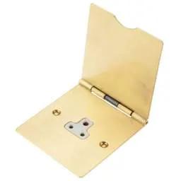 floor sockets Hamilton 2A 1 Gang Unswitched Floor Socket White Insert Satin Brass - floor sockets Hamilton 2A 1 Gang Unswitched Floor Socket White Insert Satin Brass