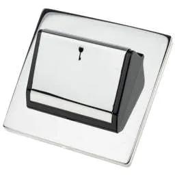 hamilton Hamilton Sheer Hotel Key Card Switch Black Insert Bright Chrome - hamilton Hamilton Sheer Hotel Key Card Switch Black Insert Bright Chrome