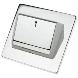 hamilton Hamilton Sheer Hotel Key Card Switch White Insert Bright Chrome - hamilton Hamilton Sheer Hotel Key Card Switch White Insert Bright Chrome