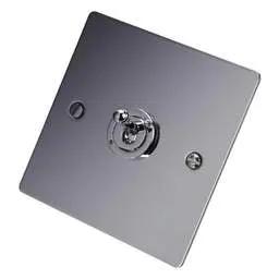 hamilton Hamilton 20A 1 Gang 2 Way Toggle Switch Bright Chrome - hamilton Hamilton 20A 1 Gang 2 Way Toggle Switch Bright Chrome