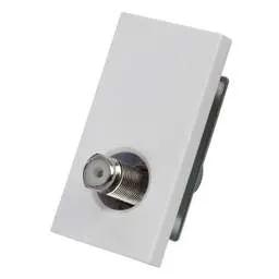 hamilton Hamilton EuroFix Non-Isolated Satellite Outlet Module White - hamilton Hamilton EuroFix Non-Isolated Satellite Outlet Module White
