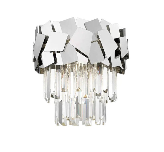 impex Impex CF1929/04/SF/CH | Celine Semi Flush | Chrome Crystal Ceiling Light - impex Impex CF1929/04/SF/CH | Celine Semi Flush | Chrome Crystal Ceiling Light