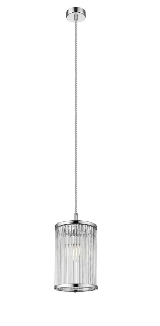 impex Impex CF2106/01/CH Antigua 1 Light Pendant Chrome Crystal - impex Impex CF2106/01/CH Antigua 1 Light Pendant Chrome Crystal