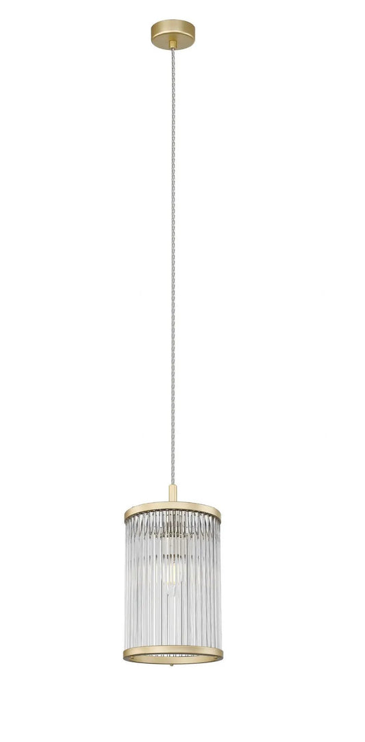 impex Impex CF2106/01/MG Antigua 1 Light Pendant Gold Crystal - impex Impex CF2106/01/MG Antigua 1 Light Pendant Gold Crystal