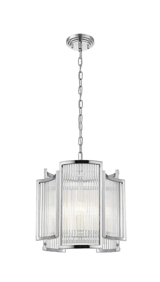 impex Impex CF2106/03/CH Antigua 3 Light Pendant Chrome Crystal - impex Impex CF2106/03/CH Antigua 3 Light Pendant Chrome Crystal