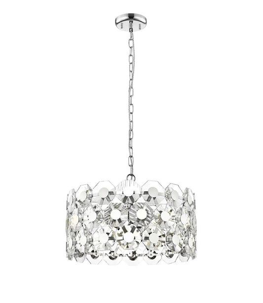 impex Impex CF2107/06/CH Bahamas 6 Light Pendant Chrome Crystal - impex Impex CF2107/06/CH Bahamas 6 Light Pendant Chrome Crystal