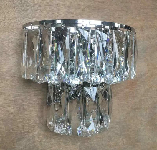 impex Impex CFH1708/03/WB/CH Lilou 3 Light Wall Light Chrome Crystal - impex Impex CFH1708/03/WB/CH Lilou 3 Light Wall Light Chrome Crystal